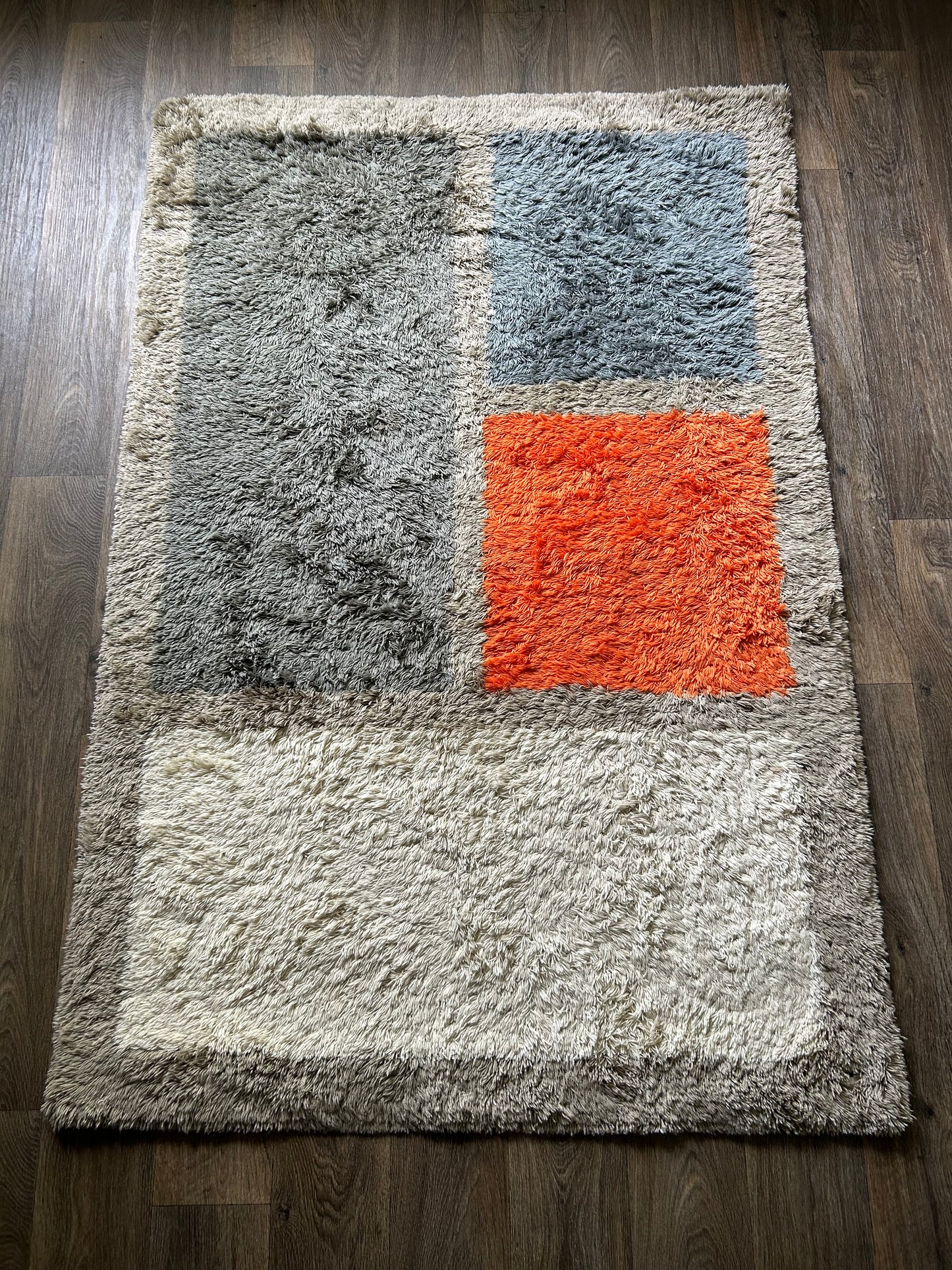 Undercover AW00 Melting Pot Case Study Rug Orange