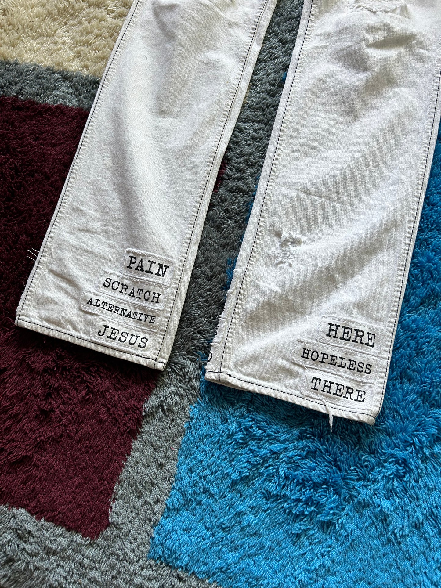 Number (N)ine SS02 Modern Age Poem Denim