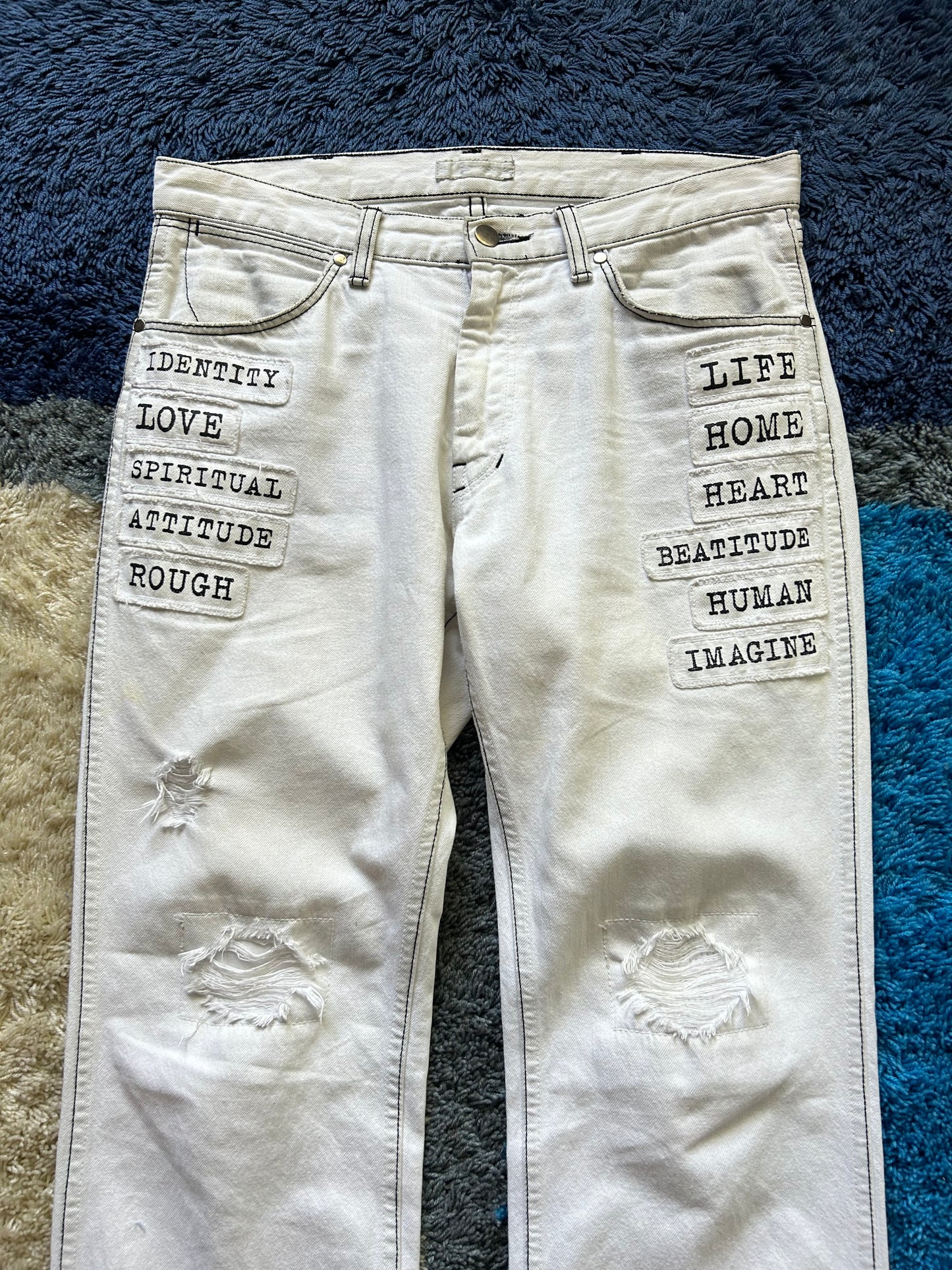 Number (N)ine SS02 Modern Age Poem Denim