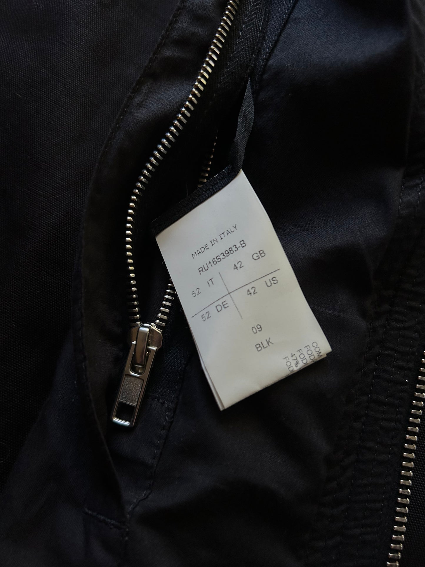 Rick Owens SS16 Cyclops Hooded Parka