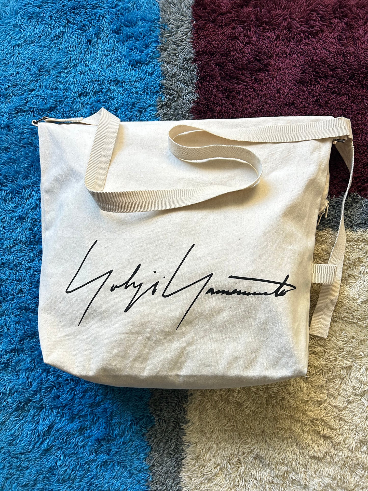 Yohji Yamamoto Canvas Messenger Bag