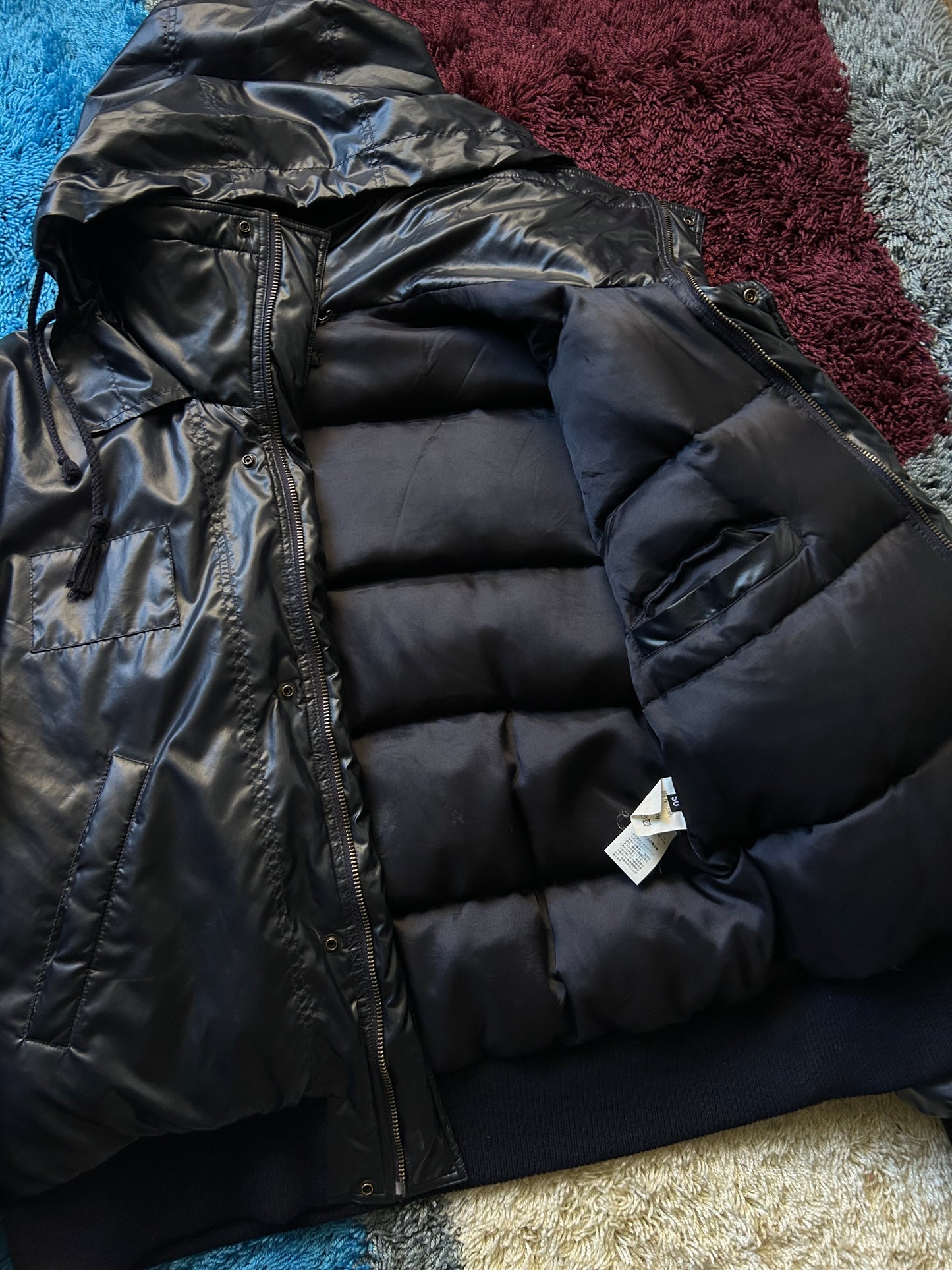 Raf Simons AW05-06 SAMPLE Waxed Puffer Bomber Jacket