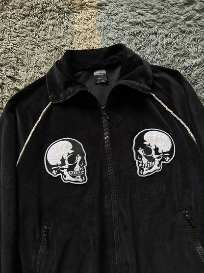 Number (N)ine SS04 Double Skull Velour Jacket