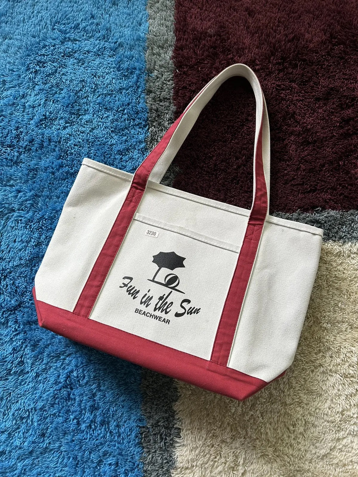 Vintage Beach Tote Bag