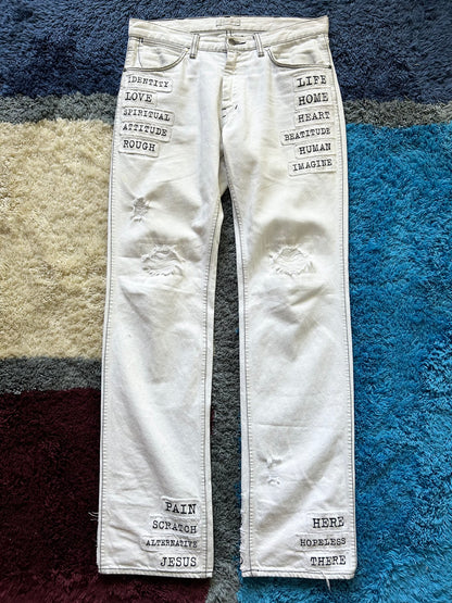 Number (N)ine SS02 Modern Age Poem Denim