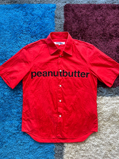 Junya Watanabe SS02 Poem Peanut Butter Button Up