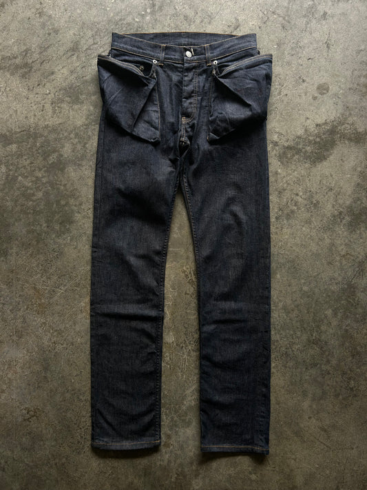 Helmut Lang AW04 3D Holster Pocket Denim