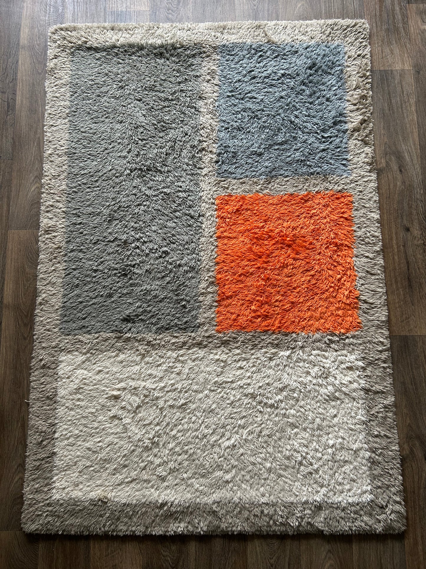 Undercover AW00 Melting Pot Case Study Rug Orange