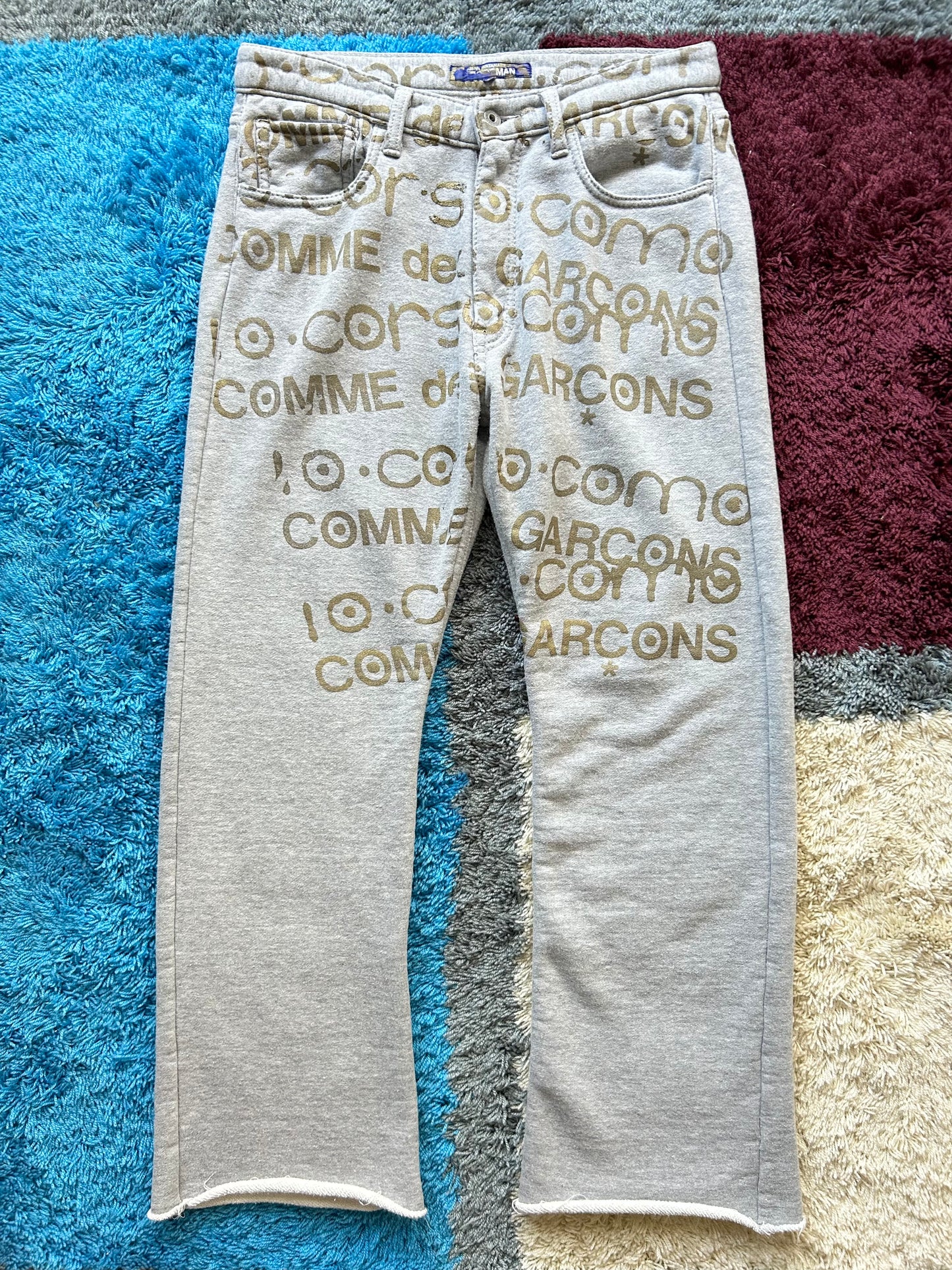 Junya Watanabe AD2003 10 Corso Como Hand Painted Graffiti Sweatpants