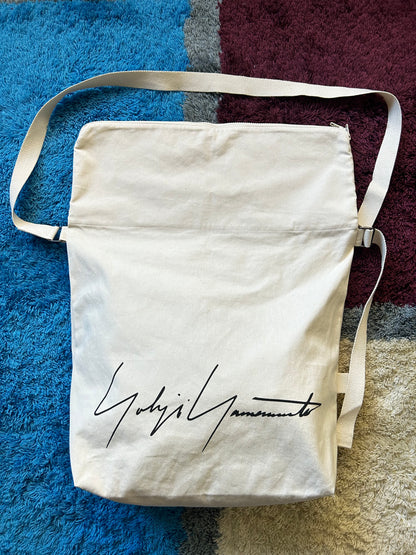 Yohji Yamamoto Canvas Messenger Bag