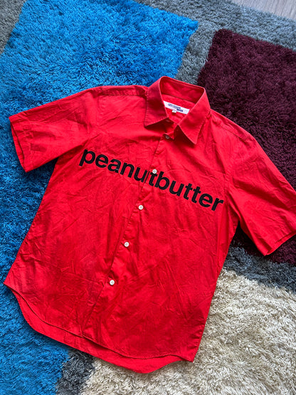 Junya Watanabe SS02 Poem Peanut Butter Button Up