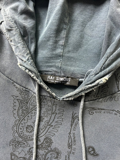 Raf Simons AW04-05 Waves Paisley Hoodie