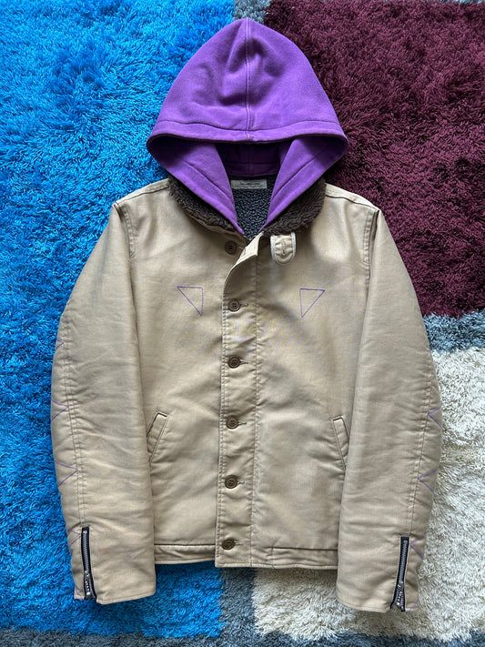 Undercover Wool Hooded Work Jacket