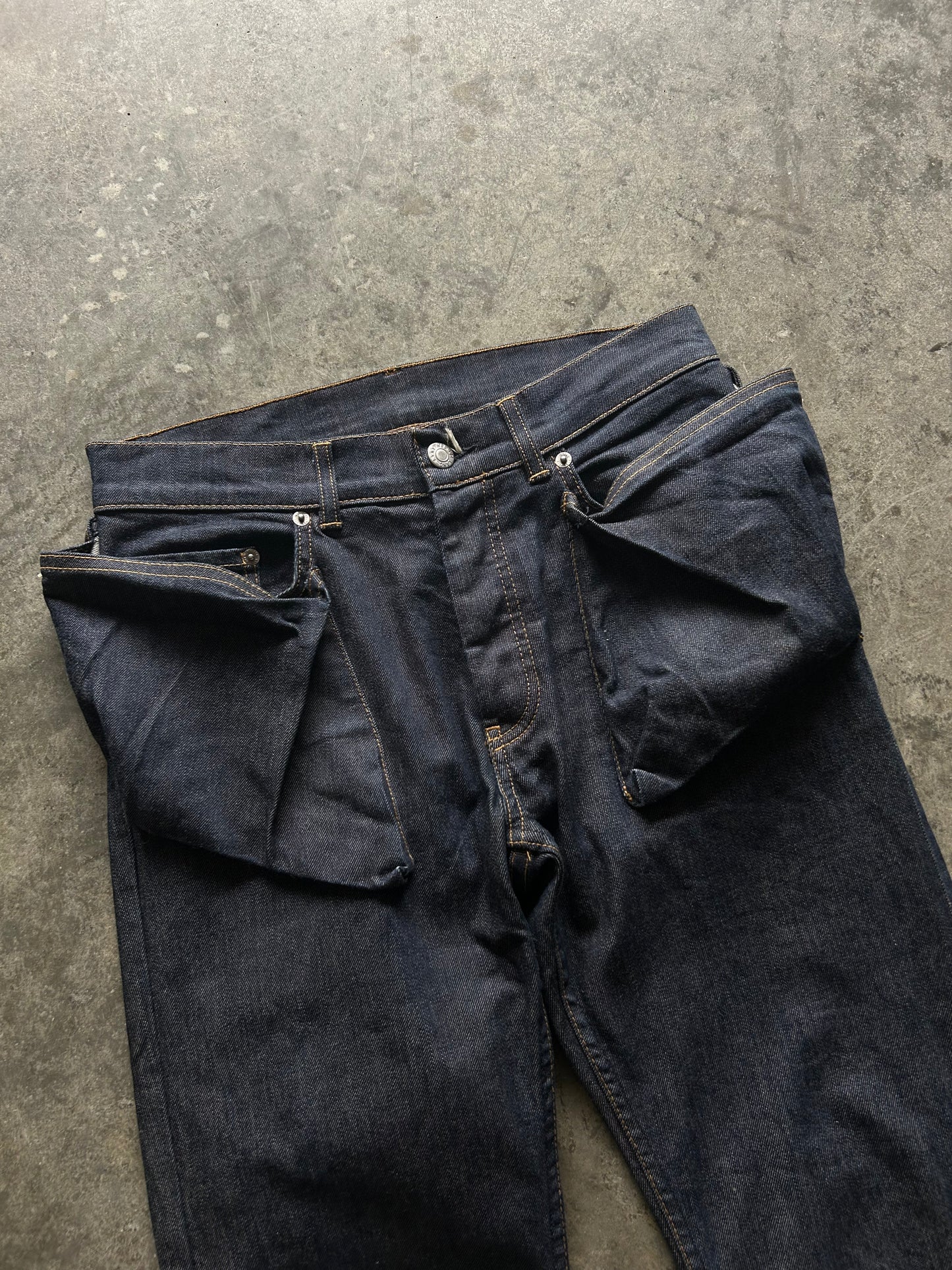 Helmut Lang AW04 3D Holster Pocket Denim