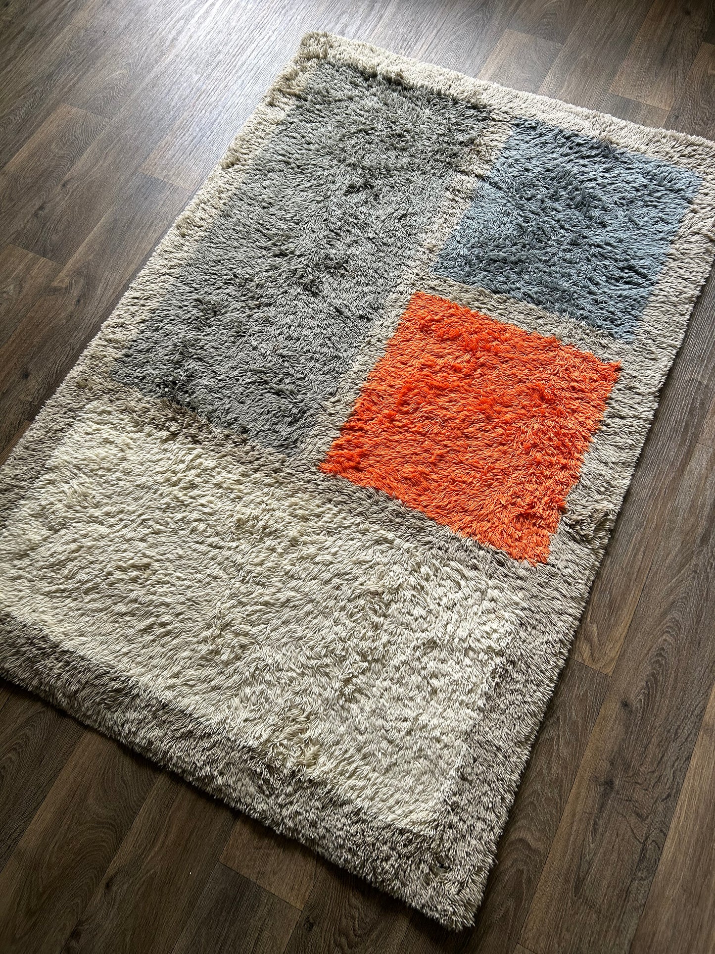 Undercover AW00 Melting Pot Case Study Rug Orange