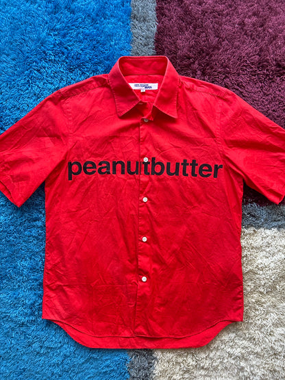 Junya Watanabe SS02 Poem Peanut Butter Button Up